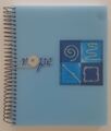 Caderno Espiral A6 80 Folhas Quadriculado Capa Pvc