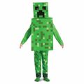 Fantasia para Crianças Minecraft Creeper 3 Peças Verde 4-6 Anos