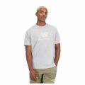 Camisola de Manga Curta Homem New Balance Essentials Cinzento L