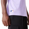 Camisola de Manga Curta New Era Mlb League Essentials New York Yankees Violeta Unissexo XL