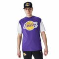 Camisola de Manga Curta Homem New Era Nba Colour Insert La Lakers Roxo XL