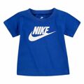 Camisola de Manga Curta Infantil Nike Futura Ss Azul 1 Ano