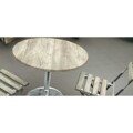 Tampo De Mesa Werzalit-SM PONDEROSA Branco 178, 60 cms De Diâmetro