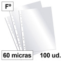 Saca Catálogo 60 Microns Folio 100 Un. Plus Office ( Bolsa Catálogo / Micas )