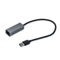 Adaptador USB para Ethernet I-tec U3METALGLAN Preto