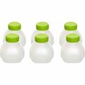 Conjunto de Copos Seb Yogurt Bottles To Drink 6 Unidades