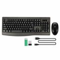 Teclado e Rato Bluestork Clavier Souris Sans Fil Preto