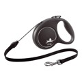 Trela para Cães Flexi Black Design 5 M Tamanho M Silver