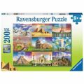 Puzzle Ravensburger 13290 XXL Monumentos Del Mundo 200 Peças