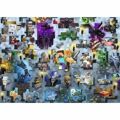 Puzzle Minecraft Mobs 17188 Ravensburger 1000 Peças
