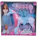 Boneca Simba Steffi Love Princess Cavalo 29 cm