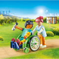 Playset Playmobil City Life Patient In Wheelchair 20 Peças