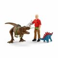 Playset Schleich Tyrannosaurus Rex Attack 41465 5 Peças