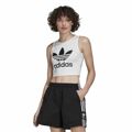 Camisola de Manga Curta Mulher Adidas Tank Branco 40