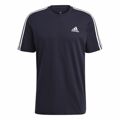 T-shirt Essentials 3 Bandas Adidas Legend Ink Azul XS