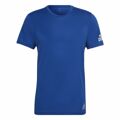 T-shirt Adidas Run It Azul M