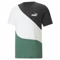 T-shirt Puma Power Cat Verde Homem S
