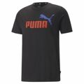 T-shirt Puma Essentials + 2 Col Logo Preto Homem L