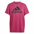 Camisola de Manga Curta Mulher Adidas Boyfriend Sport Rosa-escuro L