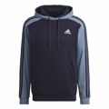 Polar com Capuz Homem Adidas Mélange French Terry Azul Escuro S