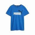 Camisola de Manga Curta Infantil Puma Ess+ 2 Col Logo Azul 15-16 Anos
