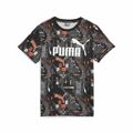 Camisola de Manga Curta Infantil Puma Ess+ Futureverse Aop Preto 15-16 Anos