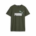 Camisola de Manga Curta Infantil Puma Ess+ 2 Col Logo Verde-escuro 9-10 Anos