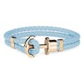 Bracelete Unissexo Paul Hewitt Ph-ph-l-g-ni Azul Couro 18-19 cm