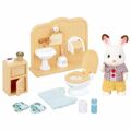 Figuras de Ação Sylvanian Families Chocolate Rabbit And Toilet Set