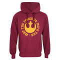 Polar com Capuz Unissexo Star Wars May The Force Be With You Castanho-avermelhado L