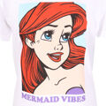 Camisola de Manga Curta The Little Mermaid Mermaid Vibes Branco Unissexo XL