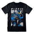 Camisola de Manga Curta Batman Manga Cover Preto Unissexo S