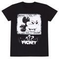 Camisola de Manga Curta Unissexo Mickey Mouse Poster Style Preto XL
