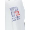 Camisola de Manga Curta Russell Athletic Emt E36201 Branco Homem M