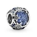 Miçangas Femininas Pandora Celestial Blue Sparkling Stars