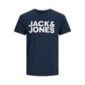 Camisola de Manga Curta Homem Jack & Jones Jjecorp Logo Tee 12151955 Azul Marinho S