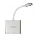 Hub USB Ibox IUH3CFT1 Branco Prateado