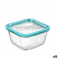 Lancheira Quadrada com Tampa Bormioli Rocco Frigoverre Future Transparente 773 Ml Vidro (12 Unidades)