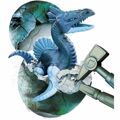 Dragão Baby Born Legendary Egg - Marin Dragon Azul