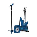 Guitarra Infantil Reig Microfone Azul