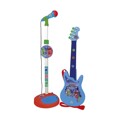 Guitarra Infantil Reig Microfone Azul