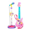 Brinquedo Musical Barbie Microfone Guitarra Infantil