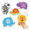 Puzzle Infantil Reig Zoo Shapes Animais Musical Quinta
