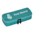 Bolsa Escolar Real Madrid C.f. Branco Verde Turquesa (22 X 5 X 8 cm)