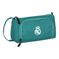 Bolsa Escolar Real Madrid C.f. Branco Verde Turquesa (20 X 11 X 8.5 cm) (32 Peças)