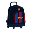 Mochila Escolar com Rodas F.c. Barcelona Grená Azul Marinho (33 X 45 X 22 cm)