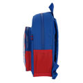 Mochila Escolar F.c. Barcelona Azul Grená 27 X 33 X 10 cm