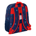 Mochila Escolar Spider-man Neon Azul Marinho 27 X 33 X 10 cm