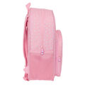 Mochila Escolar Glow Lab Sweet Home Cor de Rosa 33 X 42 X 14 cm