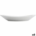 Recipiente de Cozinha Quid Gastro Cerâmica Branco (30 X 14,5 X 6 cm) (6 Unidades)